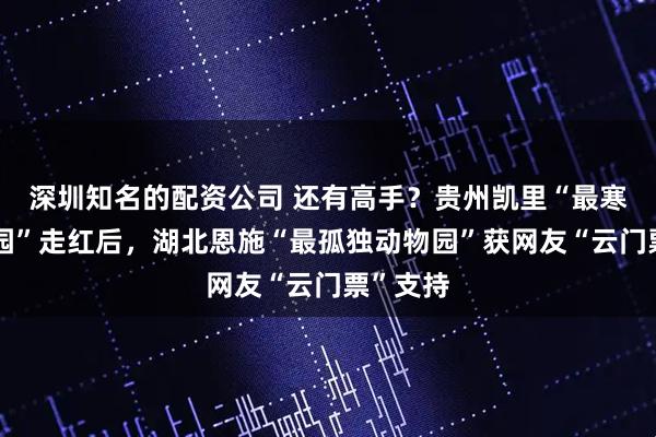 深圳知名的配资公司 还有高手？贵州凯里“最寒酸动物园”走红后，湖北恩施“最孤独动物园”获网友“云门票”支持
